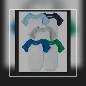 2 for 25 -5 Pack Raglan Bodysuits